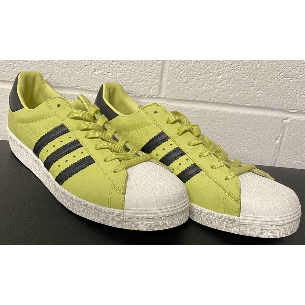 Adidas Superstar Boost yellow/green and black Men's 13 New w/o box
